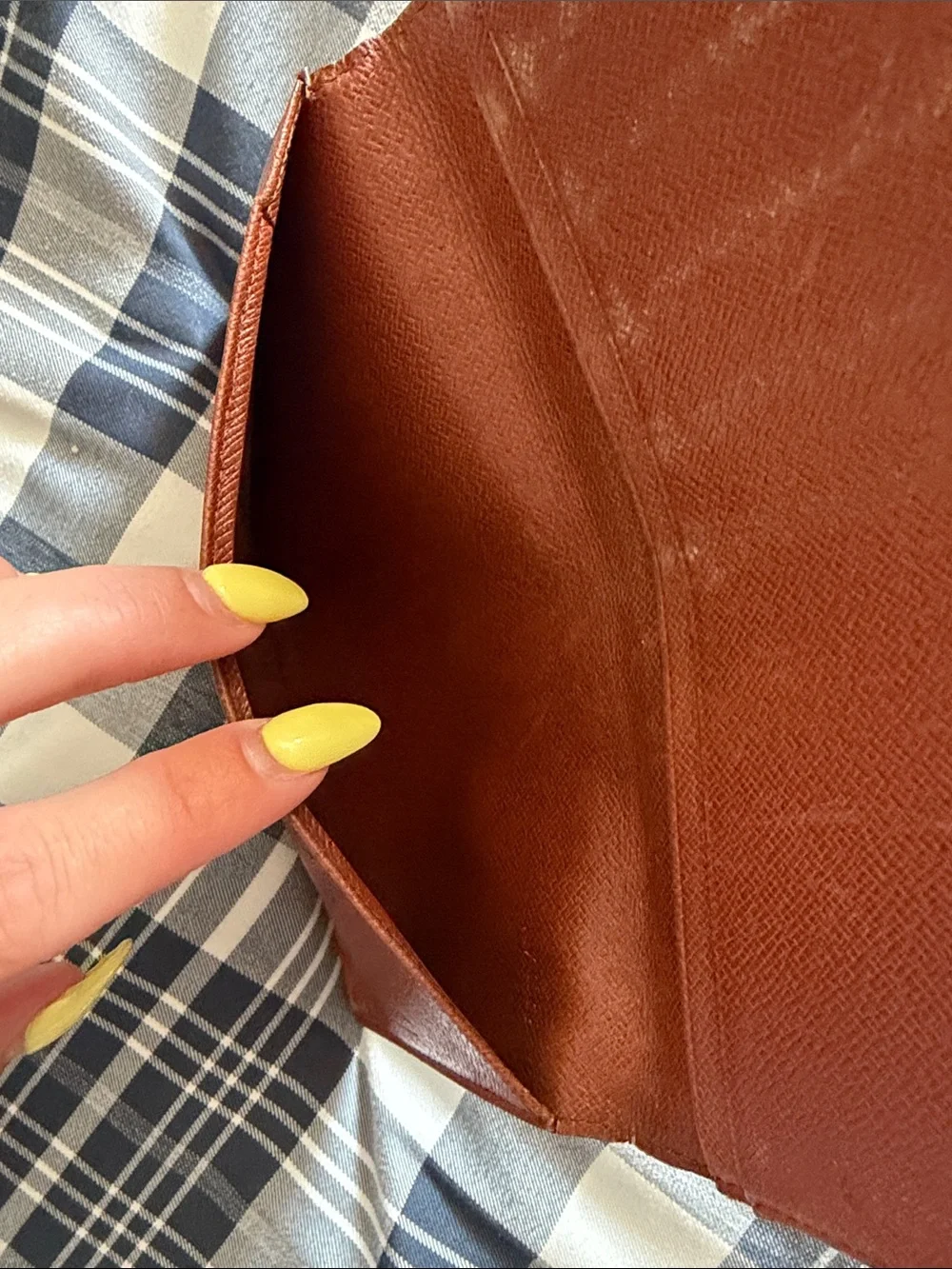 Louis Vuitton Brown/Gold Monogram Tall Card Case